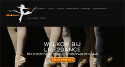 Desktop Screenshot of like2dance.nl